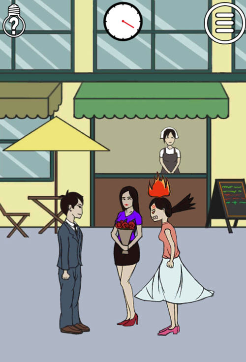 拆散情侣大作战1第2关怎么过?通关攻略图解