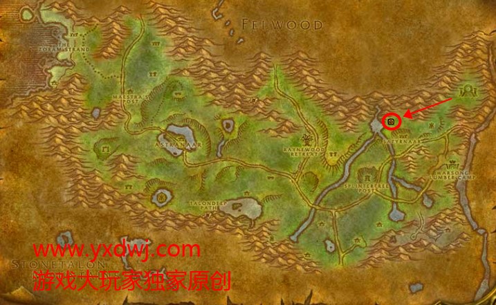 魔兽世界怀旧服塞纳留斯的树枝任务怎么做？WOW怀旧服加萨里斯具体坐标