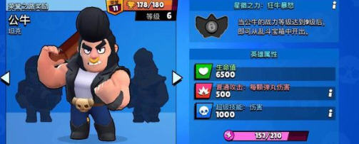 荒野乱斗狂牛怎么样?英雄狂牛分析 荒野乱斗狂牛怎么样?英雄狂牛分析