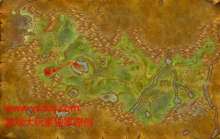 魔兽世界怀旧服身陷危险的树妖任务怎么做？WOW怀旧服安妮莉亚具体坐标