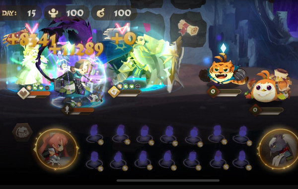 万象物语地下城半自动速刷队伍推荐