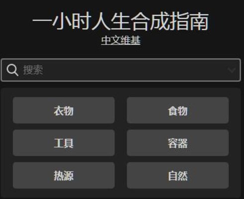 一小时人生怎么合成东西