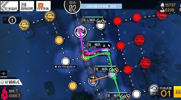 少女前线夏活普通难度5-4四回合通关经验