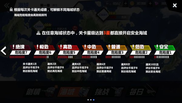 苍蓝誓约关于战力不够3-4刷到安全海域捞厌战方法