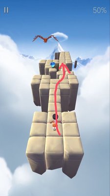 滚动的天空2第一关第六颗钻石怎么拿？