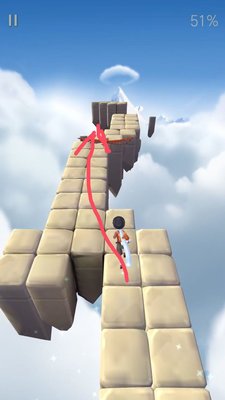 滚动的天空2第一关第六颗钻石怎么拿？