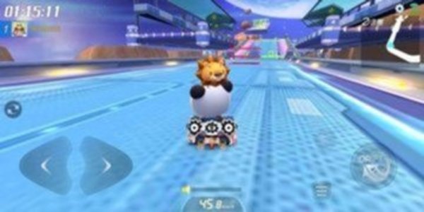 跑跑卡丁车道具赛的小技巧，利用复位调整位置and加速