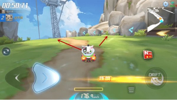 跑跑卡丁车官方竞速版黄山赛道跑法要点解析