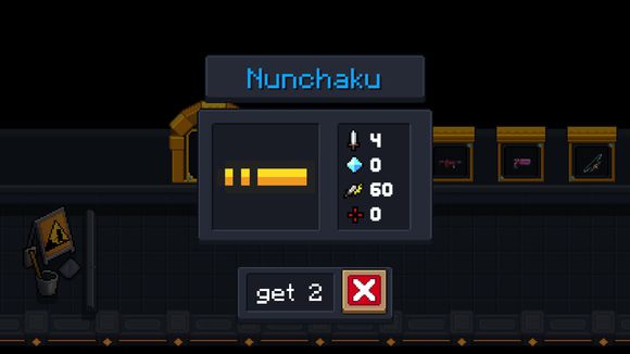 元气骑士2.2版本新武器对比评价之肉与双截棍