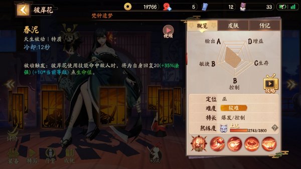 决战平安京彼岸花技能分析及出装推荐