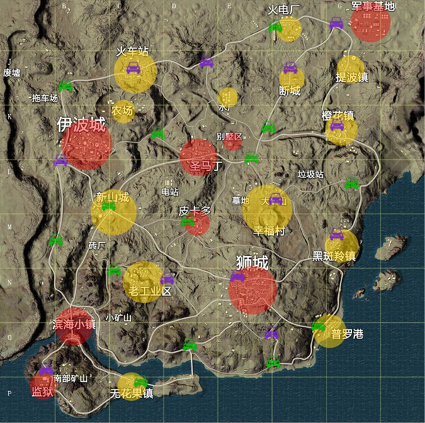 和平精英新地图沙漠资源哪里最丰富