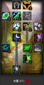 魔兽世界怀旧服德鲁伊恢复插旗天赋怎么点?WOW怀旧服奶德PVP天赋点法