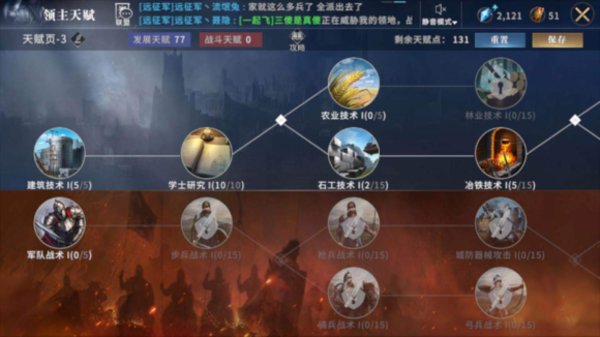 权力的游戏凛冬将至前期天赋怎么发展？前期天赋快速发展攻略