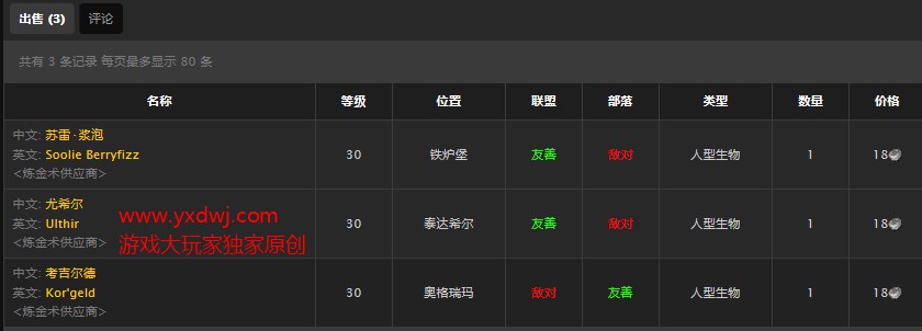 魔兽世界怀旧服自由行动药剂图纸在哪里购买？WOW怀旧服自由行动药剂图纸购买地点坐标