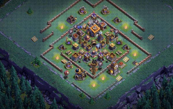 部落冲突绝对防御九本强势阵型解析，夜世界轻松冲杯技巧