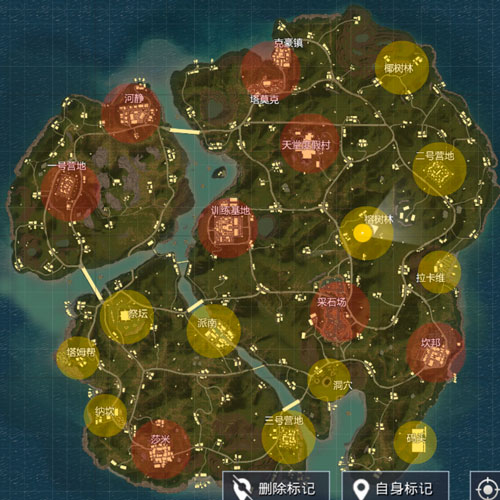 和平精英雨林地图资源哪里最丰富