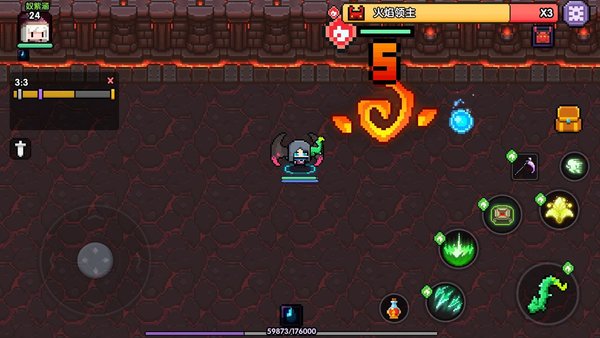 我的勇者测试服BOSS火焰领主怎么打？BOSS火焰领主打法过程详解