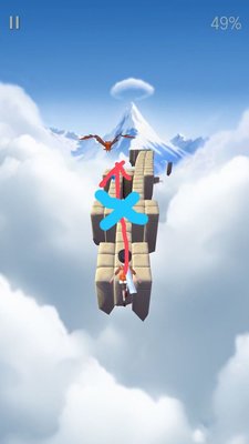 滚动的天空2第一关第六颗钻石怎么拿？