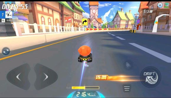 跑跑卡丁车官方竞速版手游 计时跑城镇“无氮气起步拖漂”攻略