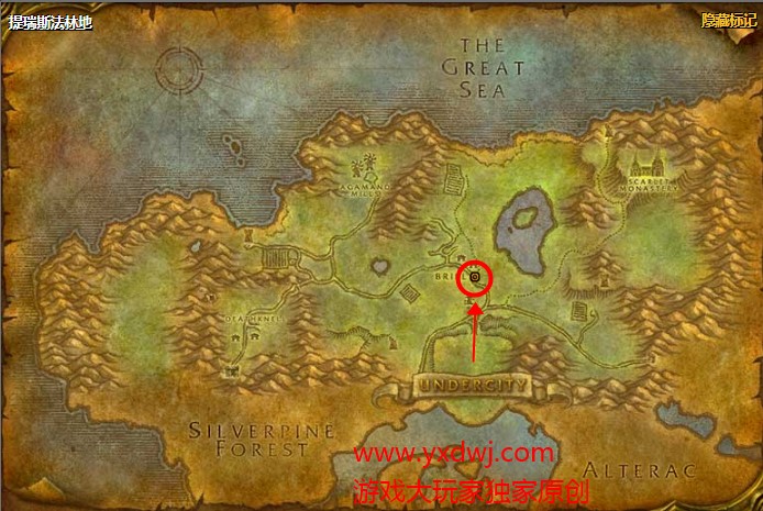 魔兽世界怀旧服提瑞斯法林地春节先祖硬币在哪儿？WOW怀旧服灰石长者具体坐标