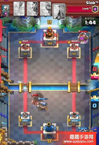 皇室战争建筑加农炮vs骷髅墓碑卡牌属性对比详细介绍