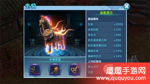 剑侠情缘追星逐日坐骑如何样